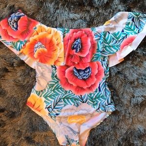 Flower bathing suit